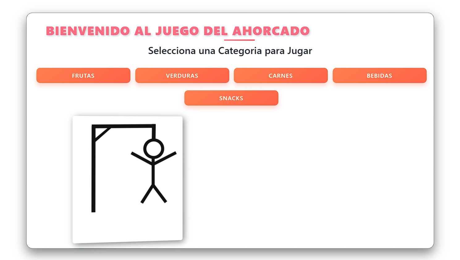 Juego Ahorcados